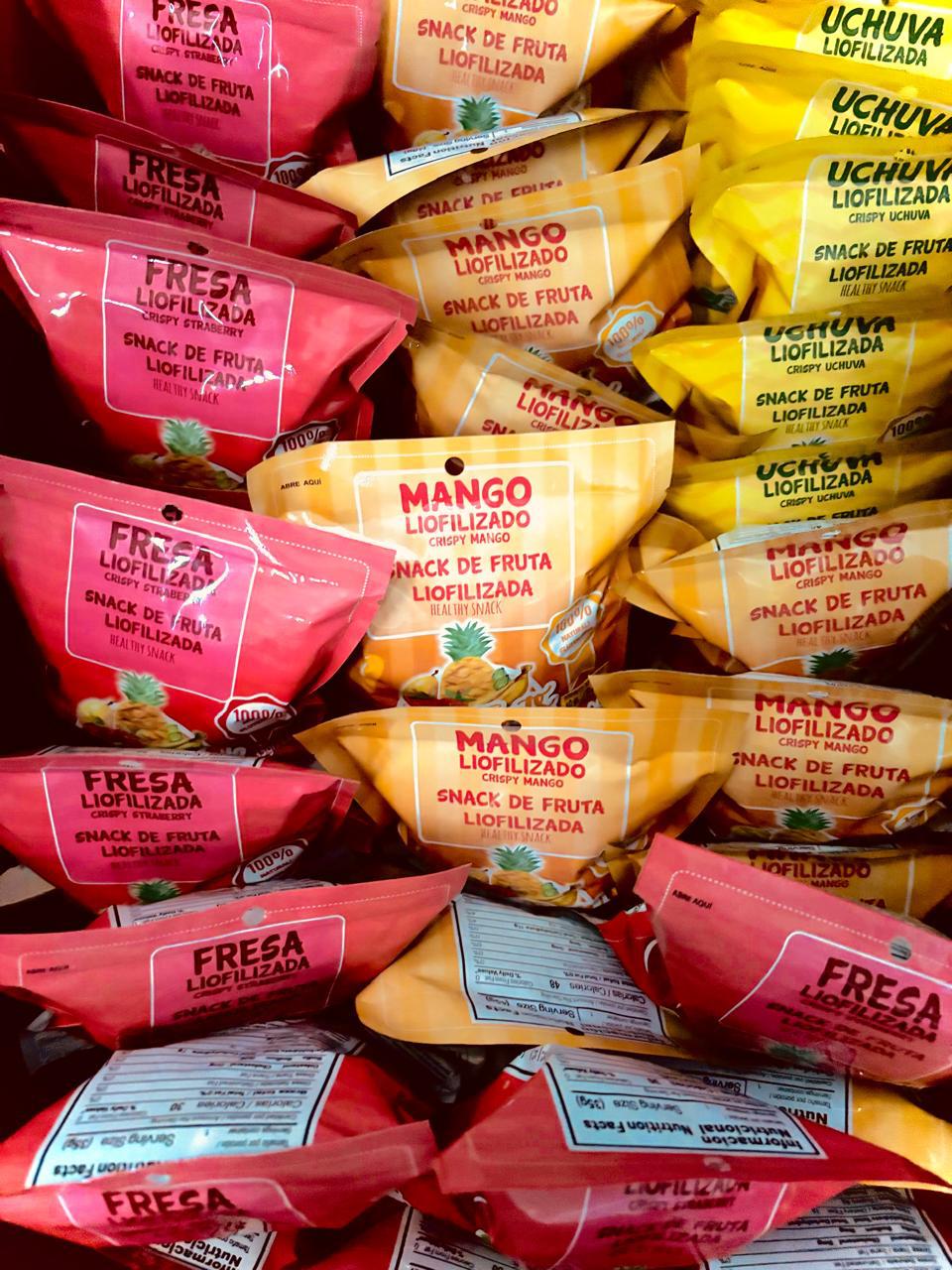 Snacks de fruta liofilizada LioFruts
